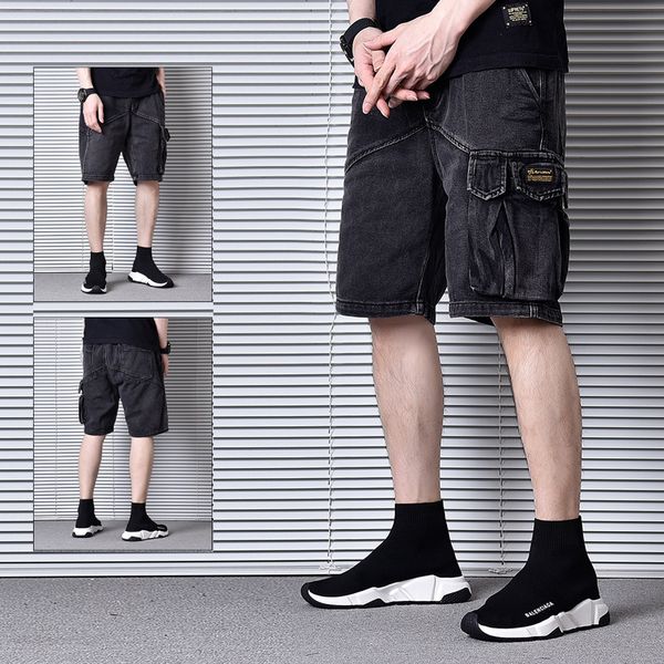 японская мода vintage мужские джинсы шорты сыпучие fit мульти карманы denim cargo shorts лето дизайнер hip hop короткие джинсы мужчины, Blue
японская мода vintage мужские джинсы шорты сыпучие fit мульти карманы denim cargo shorts лето дизайнер hip hop короткие джинсы мужчины, Blue