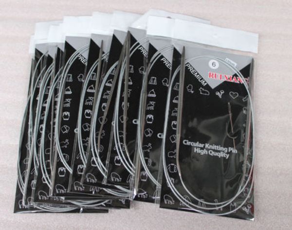 11pcs 43cm 65cm 80cm new retail package durable stainless steel circular knitting needles set size 1.5-5.0mm, Black
11pcs 43cm 65cm 80cm new retail package durable stainless steel circular knitting needles set size 1.5-5.0mm, Black