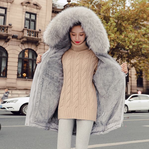 winter coat women big fur collar filled cotton warm mid-length parka women 2019 pocket zipper fashion temperament jacket, Black
winter coat women big fur collar filled cotton warm mid-length parka women 2019 pocket zipper fashion temperament jacket, Black