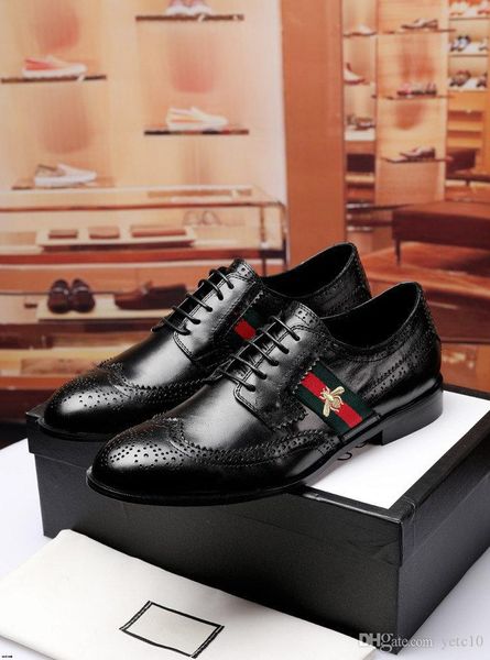 19ss luxury brands new designers mens business genuine leather cow shoes formal office wedding basic shoes man dress shoes oxford yecq1, Black
19ss luxury brands new designers mens business genuine leather cow shoes formal office wedding basic shoes man dress shoes oxford yecq1, Black