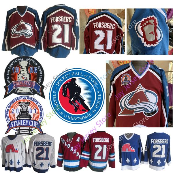 Peter Forsberg Jersey 1996 2001 Stanley Cup 2014 Hall Of Fame Colorado Avalanche Quebec Nordiques Ice Hockey Jerseys
Peter Forsberg Jersey 1996 2001 Stanley Cup 2014 Hall Of Fame Colorado Avalanche Quebec Nordiques Ice Hockey Jerseys