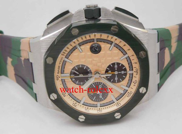 mens basel world automatic 3126 automatic movement chronograph men camouflage green rubber cream checkered dial watches, Slivery;brown
mens basel world automatic 3126 automatic movement chronograph men camouflage green rubber cream checkered dial watches, Slivery;brown