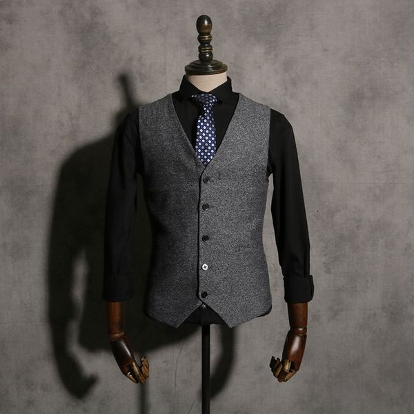 2019 brown men's casual herringbone pattern suit vest wool/tweed suit vest slim fit u-neck waistcoat groomsmen for wedding, Black;white
2019 brown men's casual herringbone pattern suit vest wool/tweed suit vest slim fit u-neck waistcoat groomsmen for wedding, Black;white