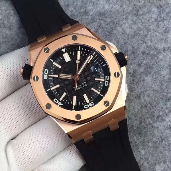 royal oak 15710st selling watch men black dial rubber band gold stainless steel automatic mechanical luxury mens watch watches, Slivery;brown
royal oak 15710st selling watch men black dial rubber band gold stainless steel automatic mechanical luxury mens watch watches, Slivery;brown