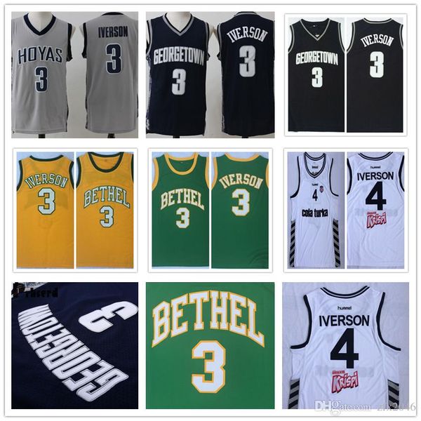 NCAA Allen 3 Iverson jersey The Answer Bethel High School Basketball jerseys Turkish Super League 4 Stitched Logos Georgetown College
NCAA Allen 3 Iverson jersey The Answer Bethel High School Basketball jerseys Turkish Super League 4 Stitched Logos Georgetown College