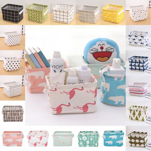 foldable deskstorage basket sundries storage bag portable cotton linen storage bag deskclutter cosmetic container
foldable deskstorage basket sundries storage bag portable cotton linen storage bag deskclutter cosmetic container