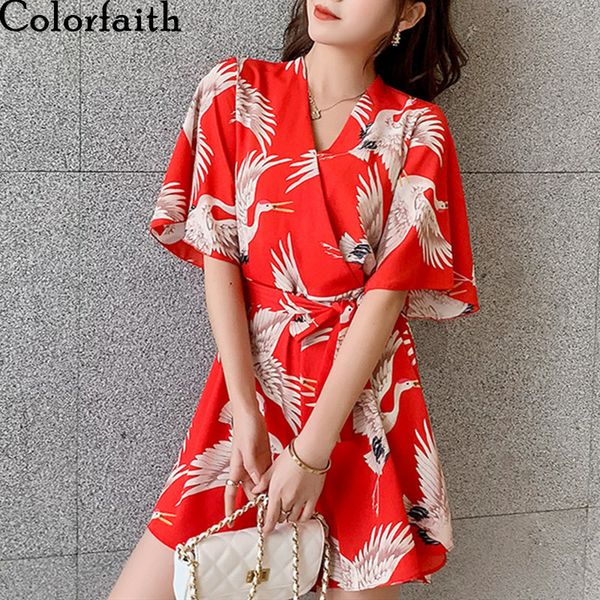 colorfaith 2019 summer women jumpsuits & rompers v-neck flare sleeve lace up chiffon playsuit shorts elegant holiday mini js5839, Black;white
colorfaith 2019 summer women jumpsuits & rompers v-neck flare sleeve lace up chiffon playsuit shorts elegant holiday mini js5839, Black;white