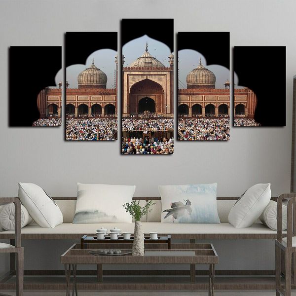 giclee canvas art print artwork 5 panels masjid temple fair scenery picture printed on canvas wall art for home office wall decor
giclee canvas art print artwork 5 panels masjid temple fair scenery picture printed on canvas wall art for home office wall decor