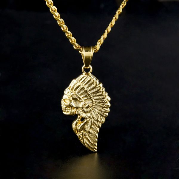 кубинский link chains хип-хоп ювелирных изделий индийского главного череп punk мужского кулон из нержавеющей стали, Silver
кубинский link chains хип-хоп ювелирных изделий индийского главного череп punk мужского кулон из нержавеющей стали, Silver