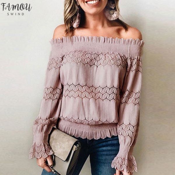 solid women slash neck hollow out lace blusas solid long sleeve slim blouse ladies casual harajuku boho style shirt sj4431m, White
solid women slash neck hollow out lace blusas solid long sleeve slim blouse ladies casual harajuku boho style shirt sj4431m, White