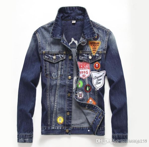 2019 new mens designers jackets luxury casual denim embroidery designer jacket micro chapter tight jacket, Black;brown
2019 new mens designers jackets luxury casual denim embroidery designer jacket micro chapter tight jacket, Black;brown