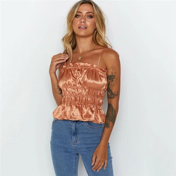 разрез шеи camis женская одежда женская дизайнерская плиссе camis мода natural color crop top повседневный пеплума, White
разрез шеи camis женская одежда женская дизайнерская плиссе camis мода natural color crop top повседневный пеплума, White