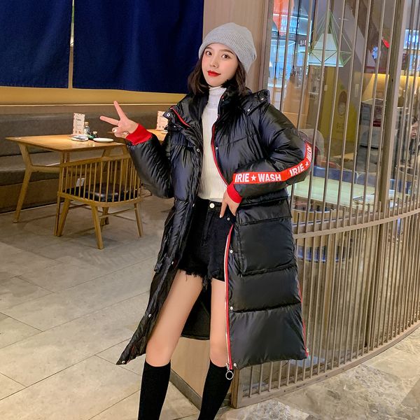 women winter thicker warm loose windproof bright surface diamond long overcoat abrigos mujer invierno 2019 w1018, Black
women winter thicker warm loose windproof bright surface diamond long overcoat abrigos mujer invierno 2019 w1018, Black