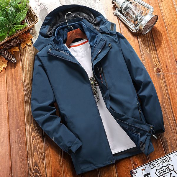 velvet winter men 2 pcs hiking jackets thick outdoor sports windbreakers climbing camping trekking skiing male coats, Blue;black
velvet winter men 2 pcs hiking jackets thick outdoor sports windbreakers climbing camping trekking skiing male coats, Blue;black