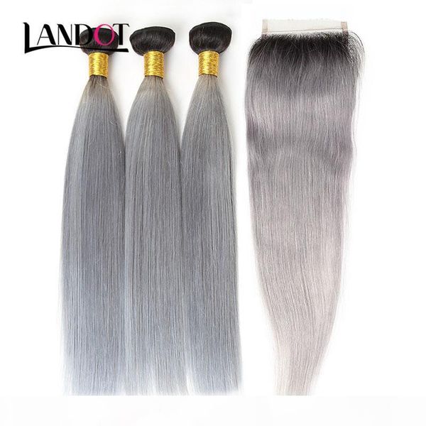 9a ombre 1b grey lace closures with 3 bundles brazilian virgin human hair weaves straight ombre peruvian malaysian indian hair extensions, Black
9a ombre 1b grey lace closures with 3 bundles brazilian virgin human hair weaves straight ombre peruvian malaysian indian hair extensions, Black