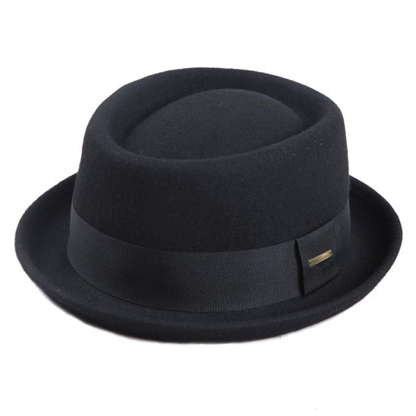 sedancasesa 100% australia wool men's fedora hat pork pie hats for classic church wool felt hat 2019 new autumn wintersh190724, Silver
sedancasesa 100% australia wool men's fedora hat pork pie hats for classic church wool felt hat 2019 new autumn wintersh190724, Silver