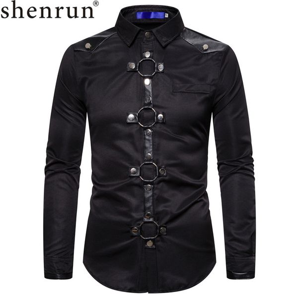 shenrun men's shirts long sleeve winter fashion shirt gothic style singer host musician ball stage dress costume black red wine, White;black
shenrun men's shirts long sleeve winter fashion shirt gothic style singer host musician ball stage dress costume black red wine, White;black