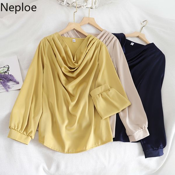 neploe blouse women 2020 spring elegant fashion causal shirt long sleeve pleated v-neck pullover blusas korean fashion 58480, White
neploe blouse women 2020 spring elegant fashion causal shirt long sleeve pleated v-neck pullover blusas korean fashion 58480, White