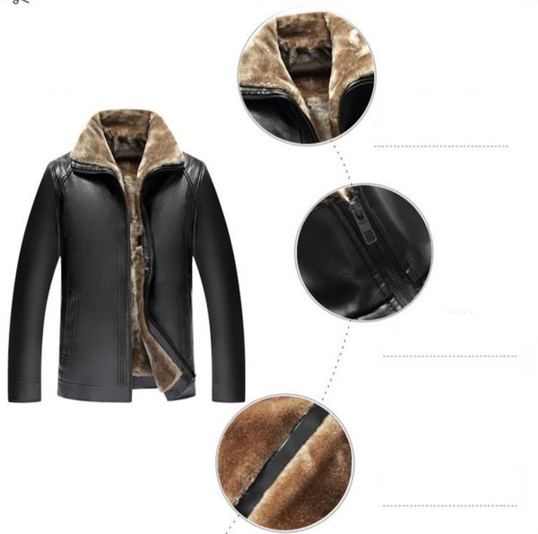 mens designer jackets middle-aged fur leather jacket men plus velvet thickened daddy pu leather outdoor coats brand clothes 2020 wholesale, Black;brown
mens designer jackets middle-aged fur leather jacket men plus velvet thickened daddy pu leather outdoor coats brand clothes 2020 wholesale, Black;brown