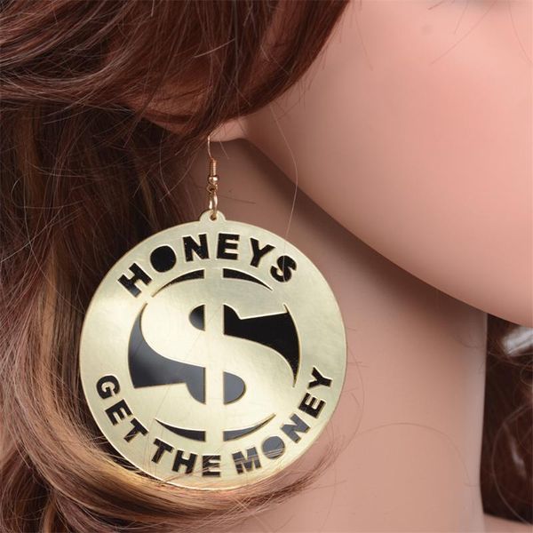 juchao drop earrings fashion dollar money large circles pendant earrings for women exaggerated street ornaments jewelry earring, Silver
juchao drop earrings fashion dollar money large circles pendant earrings for women exaggerated street ornaments jewelry earring, Silver