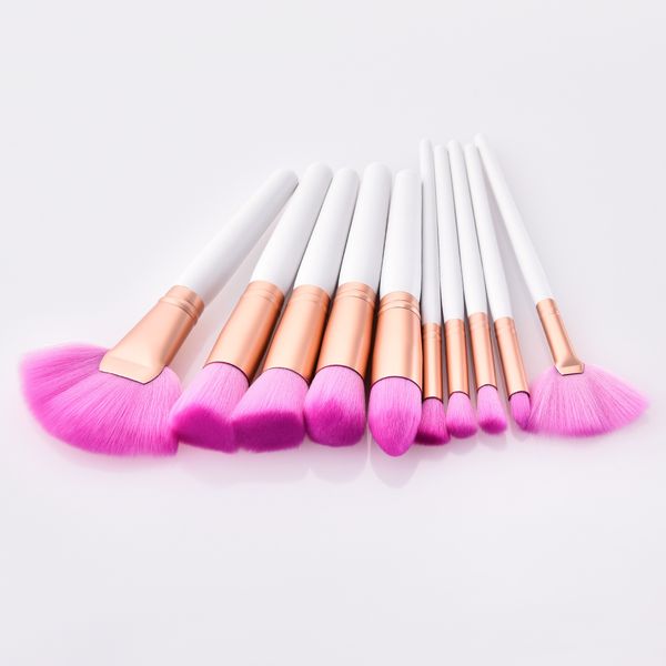 lovely 10pcs makeup brushes set for eye shadow blush foundation cosmetics pink brush head white wood handle drop shipping
lovely 10pcs makeup brushes set for eye shadow blush foundation cosmetics pink brush head white wood handle drop shipping