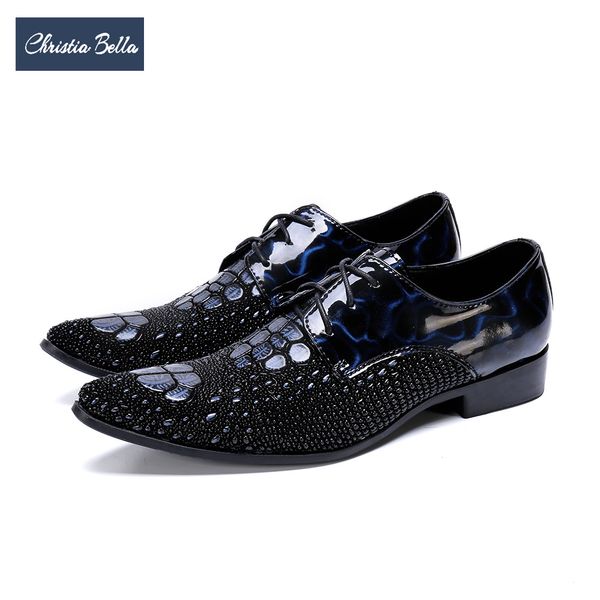 christia bella genuine leather men oxford shoes pointed toe men dress shoes big size lace up formal wedding, Black
christia bella genuine leather men oxford shoes pointed toe men dress shoes big size lace up formal wedding, Black
