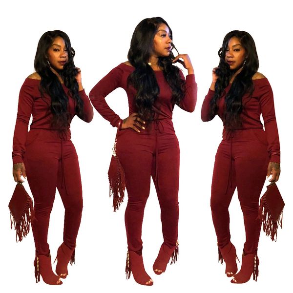 wine red bodycon jumpsuit romper long sleeve bodysuit women slash neck jumpsuit elegant full length combinaison femme 2019, Black;white
wine red bodycon jumpsuit romper long sleeve bodysuit women slash neck jumpsuit elegant full length combinaison femme 2019, Black;white