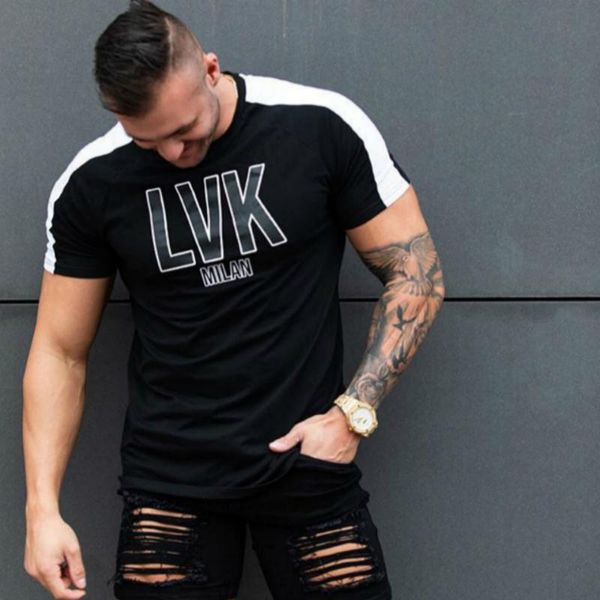 summer shirt gym fitness men t-shirt brand clothing sports t shirt male print tees short sleeve running t men's training, Black;blue
summer shirt gym fitness men t-shirt brand clothing sports t shirt male print tees short sleeve running t men's training, Black;blue
