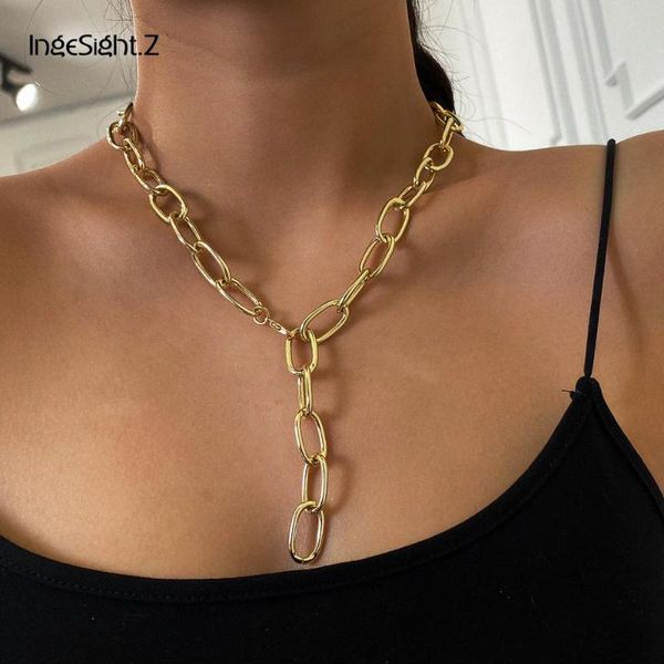 ingesight.z punk curb miami cuban choker necklaces collar statement adjustable gold color long necklace for women jewelry party, Silver
ingesight.z punk curb miami cuban choker necklaces collar statement adjustable gold color long necklace for women jewelry party, Silver