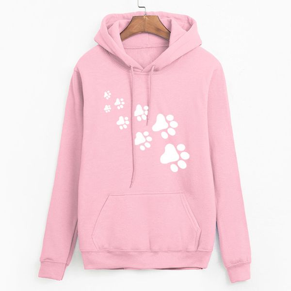 chamsgend pink sweatshirts footprint printing hoodies autumn 2019 sweatshirt long sleeve drawstring hooded pullover hoodie f721, Black
chamsgend pink sweatshirts footprint printing hoodies autumn 2019 sweatshirt long sleeve drawstring hooded pullover hoodie f721, Black