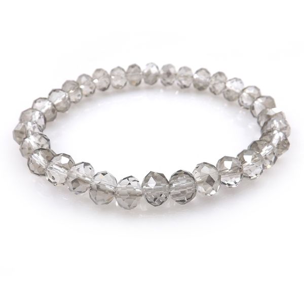 transparent grey 8mm faceted crystal beaded bracelet for women simple style stretchy bracelets 20pcs/lot wholesale, Black
transparent grey 8mm faceted crystal beaded bracelet for women simple style stretchy bracelets 20pcs/lot wholesale, Black