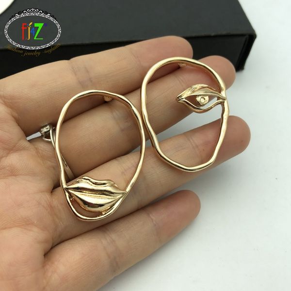 f.j4z vintage women chic earrings fashion funny alloy lip eye earrings fashion female drop jewelry for party, Silver
f.j4z vintage women chic earrings fashion funny alloy lip eye earrings fashion female drop jewelry for party, Silver