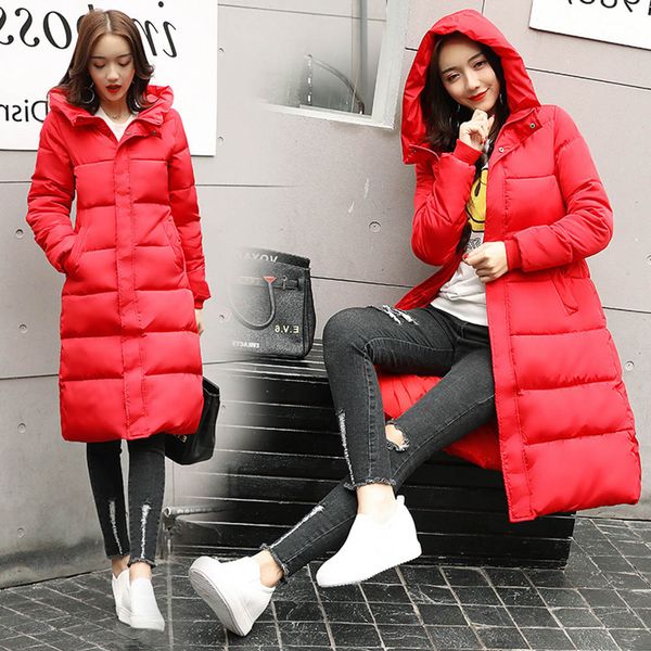 long solid color quilted coats parkas jacket slim overcoats hooded zipper outerwear women winter parkas long jackets 3xl, Black
long solid color quilted coats parkas jacket slim overcoats hooded zipper outerwear women winter parkas long jackets 3xl, Black