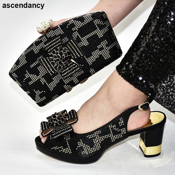 new italian ladies shoes and bags to match set italian nigerian wedding shoes and bag set party shoe decorated with appliques, Black
new italian ladies shoes and bags to match set italian nigerian wedding shoes and bag set party shoe decorated with appliques, Black