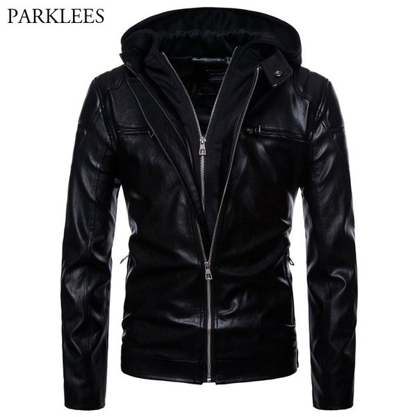 black hooded leather jacket men fake two pieces zipper male leather jackets and coat casual mens motorcycle pu jackets
black hooded leather jacket men fake two pieces zipper male leather jackets and coat casual mens motorcycle pu jackets