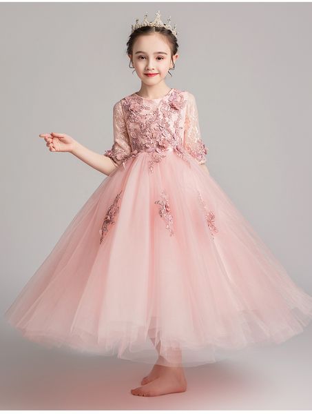 appliques tulle girls party dress flower girl dresses for wedding long kids pageant princess costume first communion gowns t200624, Red;yellow
appliques tulle girls party dress flower girl dresses for wedding long kids pageant princess costume first communion gowns t200624, Red;yellow