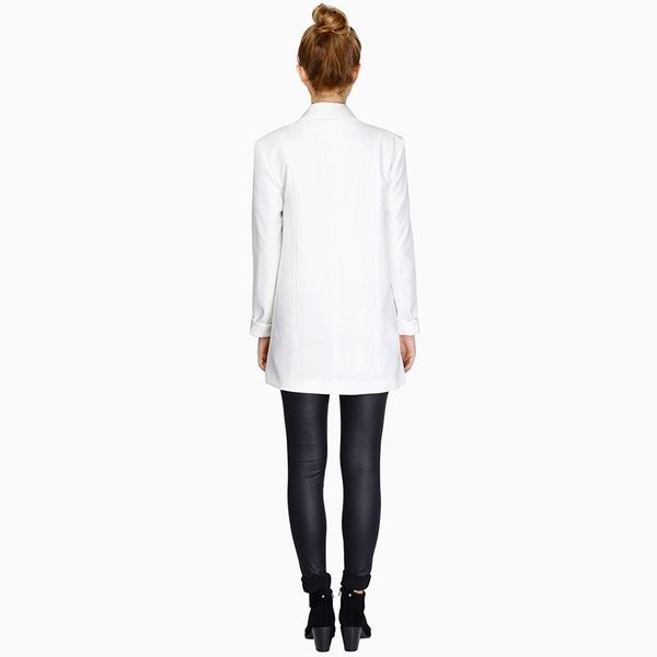 pocket blazer coat women ruched sleeve black suit blazer cool ol slim small suit plus size 2xl, White;black
pocket blazer coat women ruched sleeve black suit blazer cool ol slim small suit plus size 2xl, White;black