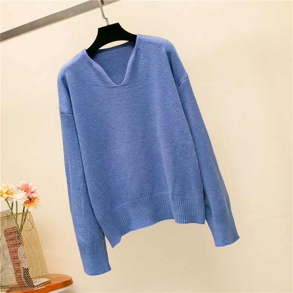 autumn winter chic loose pullovers sweaters women korea blue full sleeve knitted sweater female bottoming soft jumper, White;black
autumn winter chic loose pullovers sweaters women korea blue full sleeve knitted sweater female bottoming soft jumper, White;black
