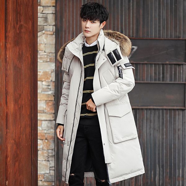 winter new style mid-length down jacket loose-fit men's korean-style casual fashion hooded down feather coat men's wear fashion, Black
winter new style mid-length down jacket loose-fit men's korean-style casual fashion hooded down feather coat men's wear fashion, Black