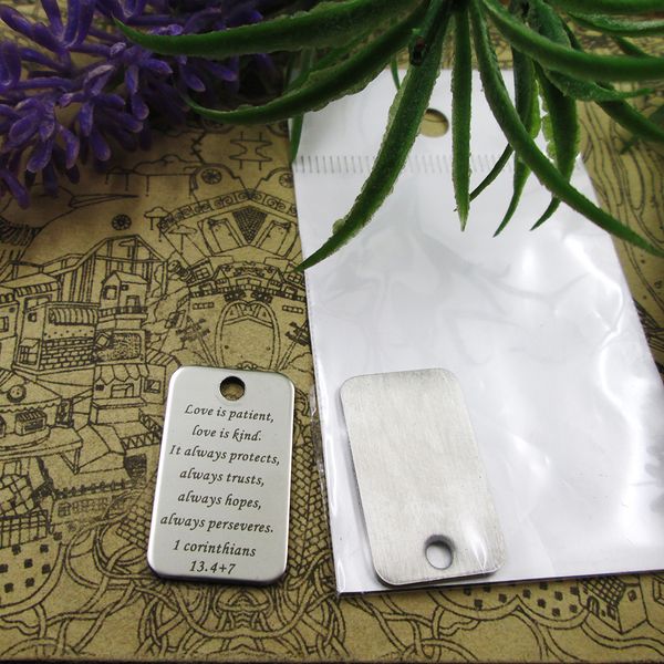 40pcs--"love is patient love is kind"stainless steel charms more style for choosing diy charms pendants for necklace, Bronze;silver
40pcs--"love is patient love is kind"stainless steel charms more style for choosing diy charms pendants for necklace, Bronze;silver