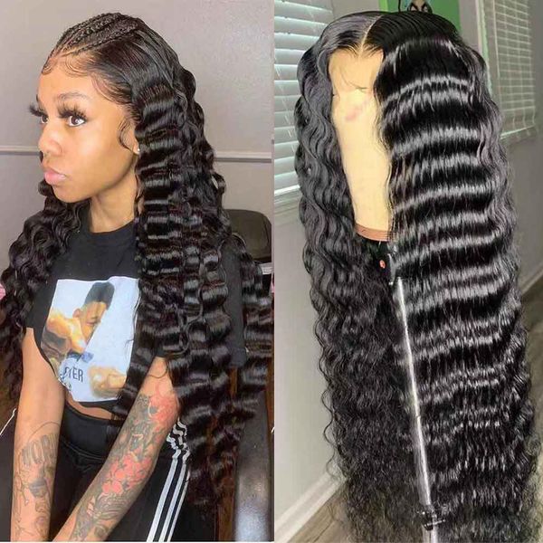 paff deep wave lace front wigs virgin hair full lace human hair wigs pre plucked with baby hair, Black;brown
paff deep wave lace front wigs virgin hair full lace human hair wigs pre plucked with baby hair, Black;brown