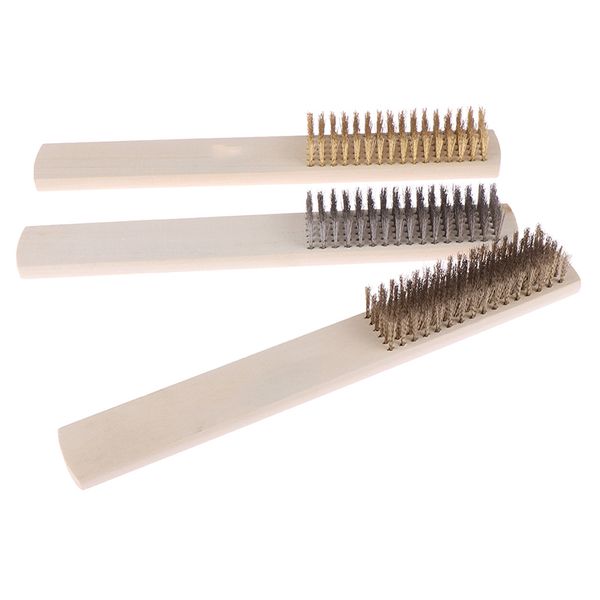 new 1pc stainless steel copper wire brass wood handle wire brush lengh 205mm 3styles
new 1pc stainless steel copper wire brass wood handle wire brush lengh 205mm 3styles