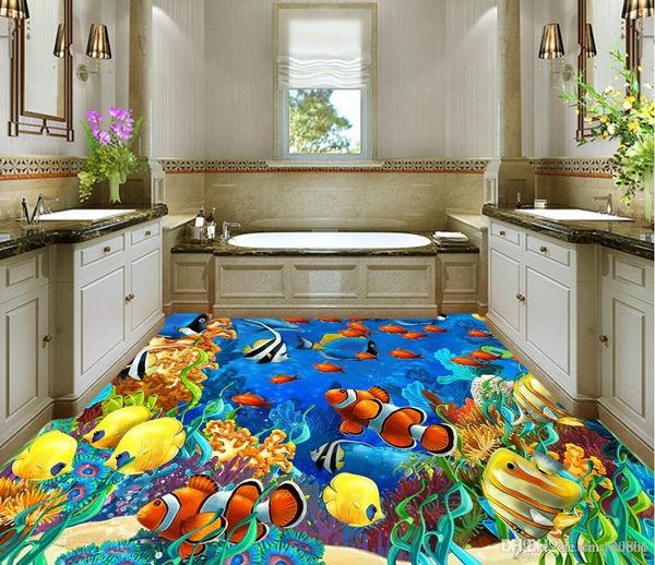 3d pvc flooring custom photo Waterproof floor room sea world tropical fish washable wallpaper 3d wall murals wallpaper for walls 3 d
3d pvc flooring custom photo Waterproof floor room sea world tropical fish washable wallpaper 3d wall murals wallpaper for walls 3 d