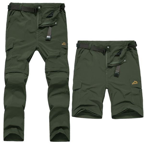 outdoor quick-drying removable hiking pants men's tactical pants trekking camping fishing hunting pant plus size riding trousers, Black;green
outdoor quick-drying removable hiking pants men's tactical pants trekking camping fishing hunting pant plus size riding trousers, Black;green