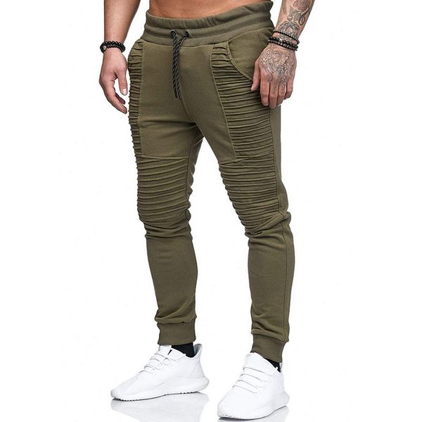 shujin plus size men pants autumn fashion solid pleated joggers sweaterpants casual bodybuilding hip hop skinny workout pants, Black
shujin plus size men pants autumn fashion solid pleated joggers sweaterpants casual bodybuilding hip hop skinny workout pants, Black