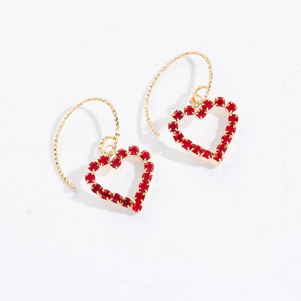 maxi ins style cute girl wild wire diamond love earrings temperament face simple trend earrings, Silver
maxi ins style cute girl wild wire diamond love earrings temperament face simple trend earrings, Silver