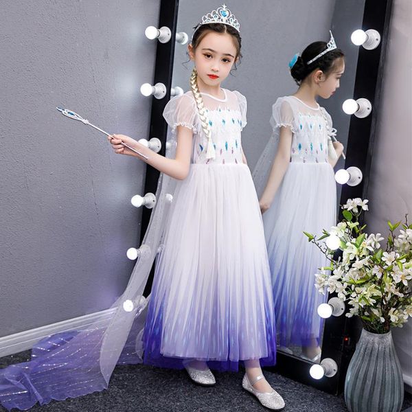 2 princess dress snow queen fancy dress up for kids girl birthday gift for children party halloween e cosplay cos, Red;yellow
2 princess dress snow queen fancy dress up for kids girl birthday gift for children party halloween e cosplay cos, Red;yellow