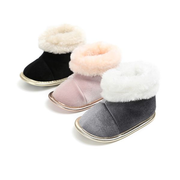 2018 new winter solid color plus velvet warm boots baby soft bottom anti-skid toddler shoes first walkers newborn shoes
2018 new winter solid color plus velvet warm boots baby soft bottom anti-skid toddler shoes first walkers newborn shoes