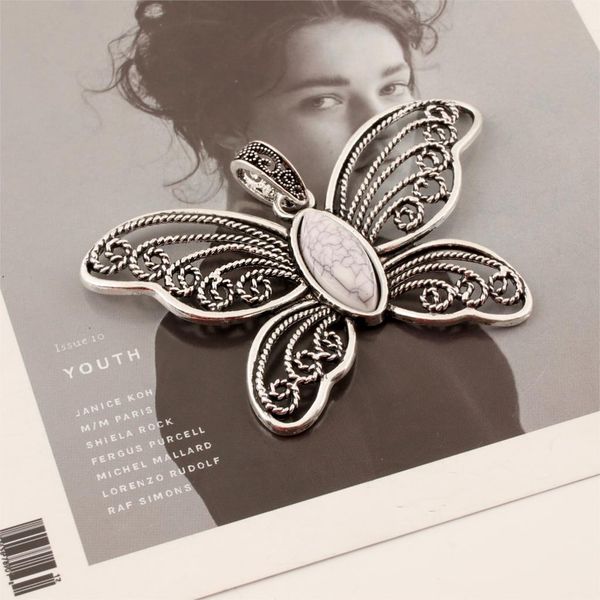 3pcs antique silver filigree large hollow butterfly charms animal pendant making necklaces jewelry supplies 76x49mm a153, Bronze;silver
3pcs antique silver filigree large hollow butterfly charms animal pendant making necklaces jewelry supplies 76x49mm a153, Bronze;silver