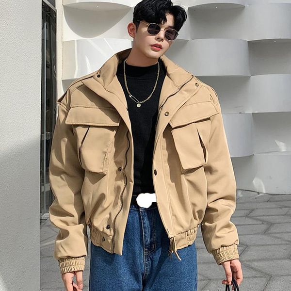 плюс размер streetwear женщина мужчины hip hop cargo карман button bomber jacket хлопка-ватник ветровка зима японская мода, Black
плюс размер streetwear женщина мужчины hip hop cargo карман button bomber jacket хлопка-ватник ветровка зима японская мода, Black